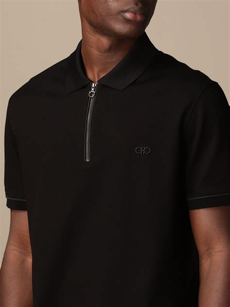 fake ferragamo t shirt|Ferragamo black polo shirt.